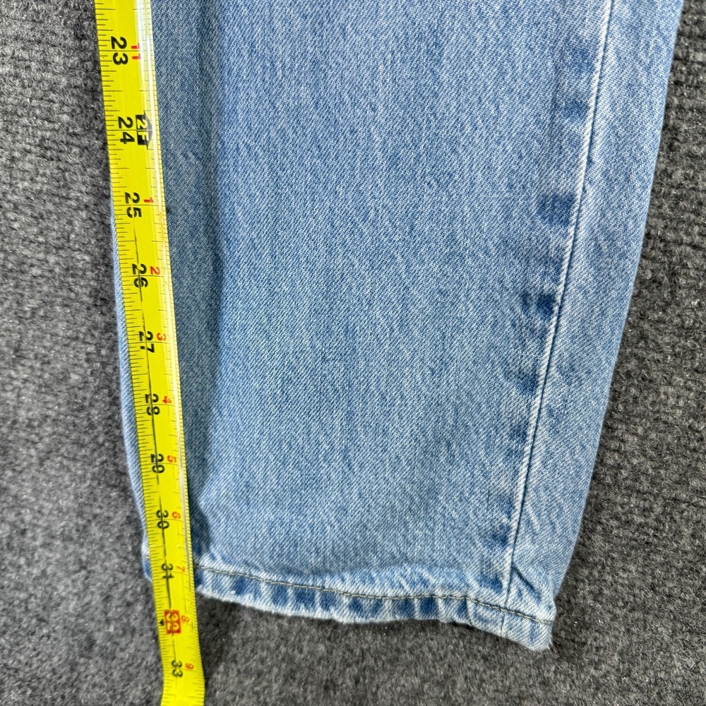 Levis Low Pro Straight Jeans Light Wash 100% Cotton Womens Size 24x31 #2939 - Picture 10 of 14